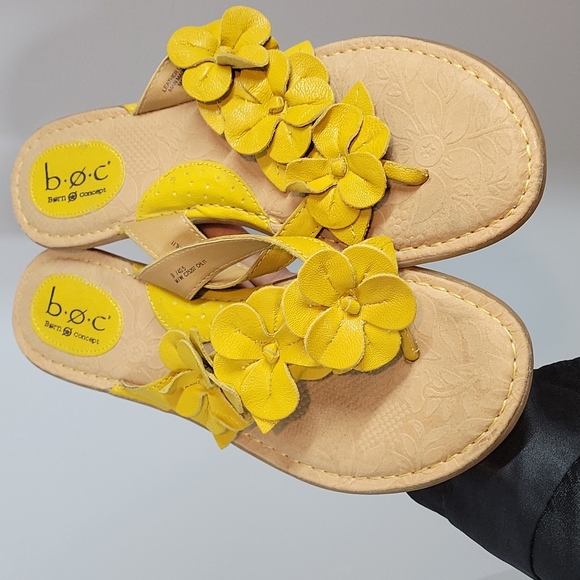 boc yellow sandals